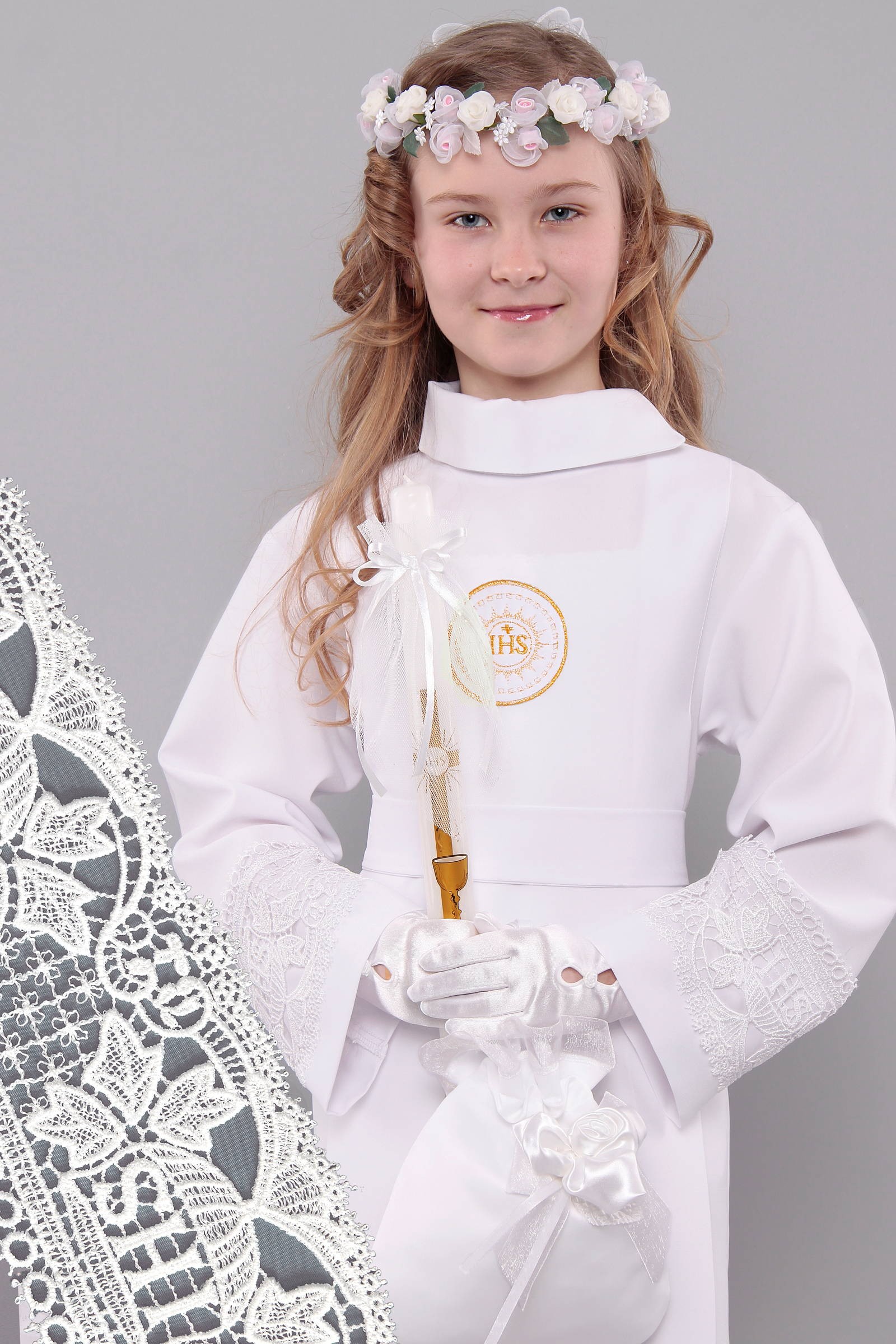 Communion Alba with guipure 13a/UK-Z3 - obraz 0