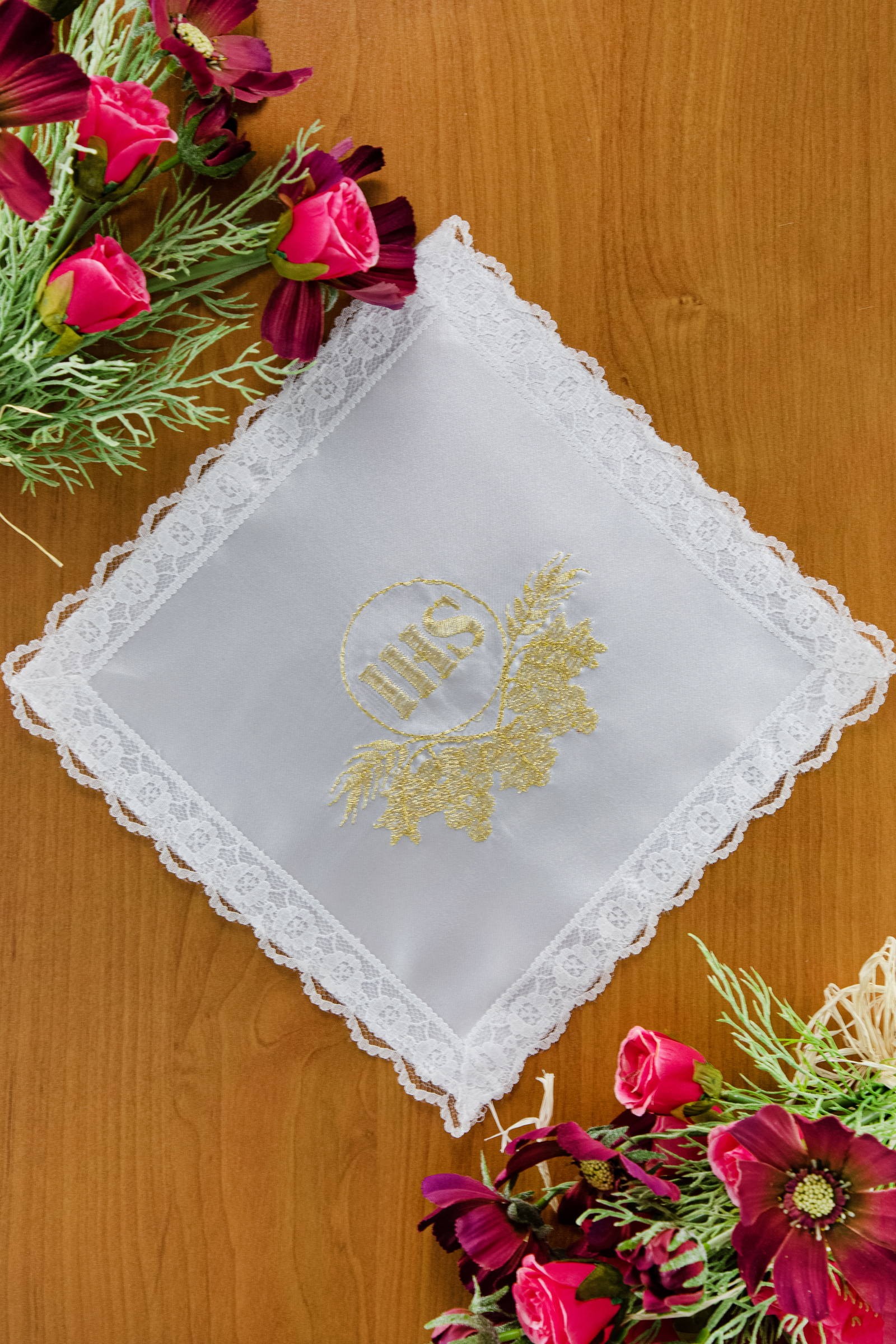Mouchoir de communion brodé UK-CH8 Mouchoir de communion brodé UK-CH8 - obraz 0