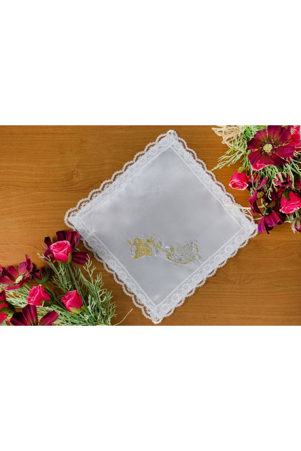 Mouchoir de communion brodé UK-CH10 Mouchoir de communion brodé UK-CH10 - obraz 1
