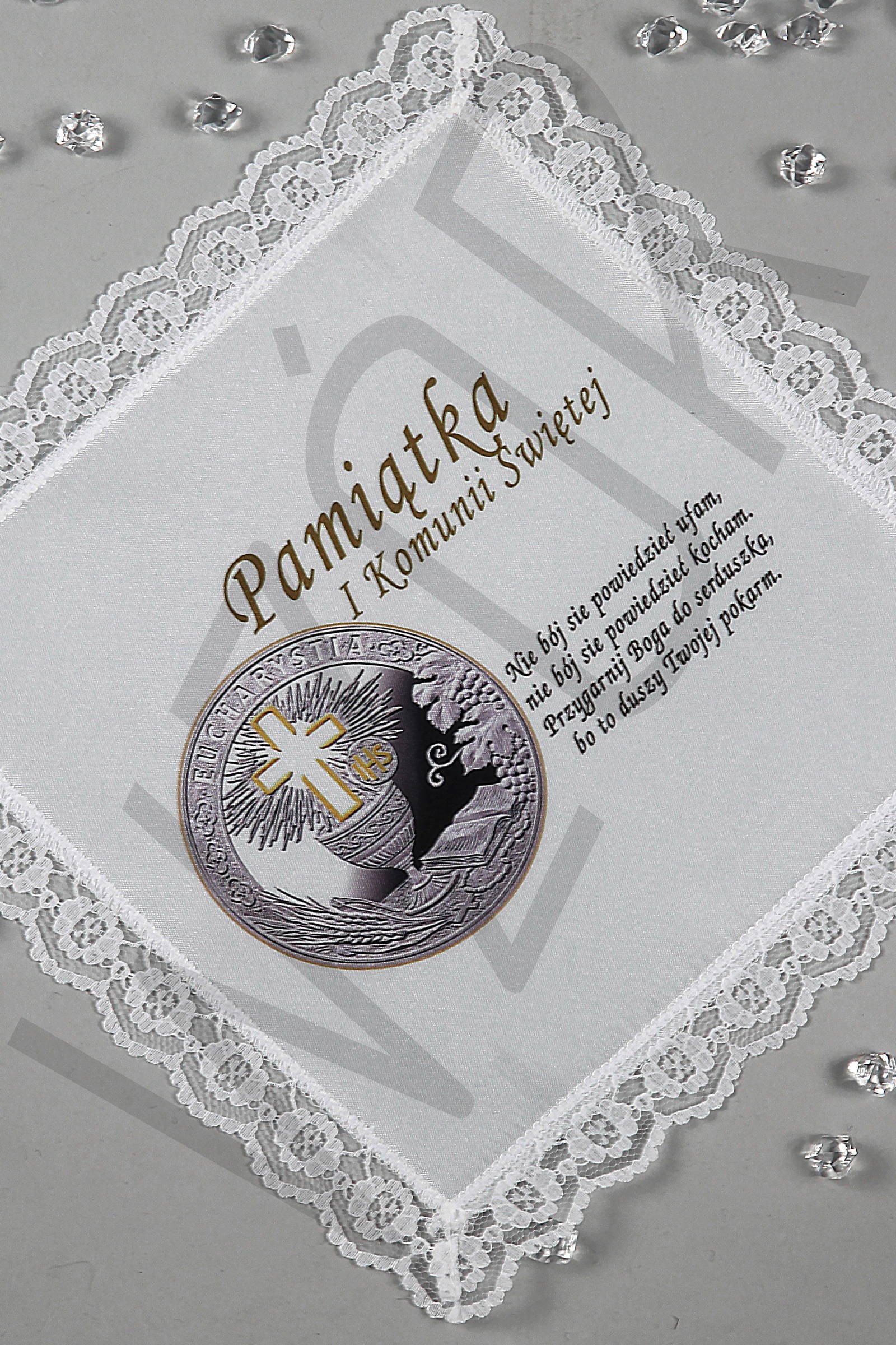 Mouchoir de communion avec graphique UK-CHG 1 Mouchoir de communion avec graphique UK-CHG 1 - obraz 1