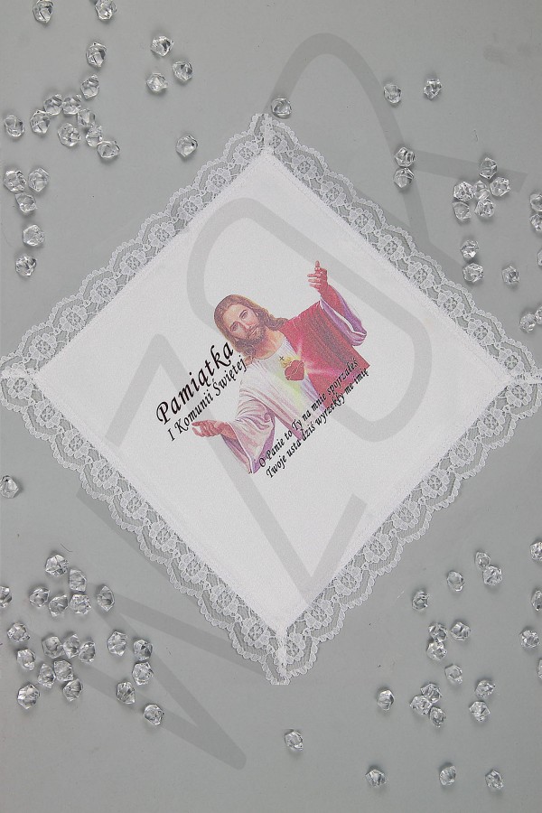 Mouchoir de communion avec graphique UK-CHG 8 Mouchoir de communion avec graphique UK-CHG 8 - obraz 1