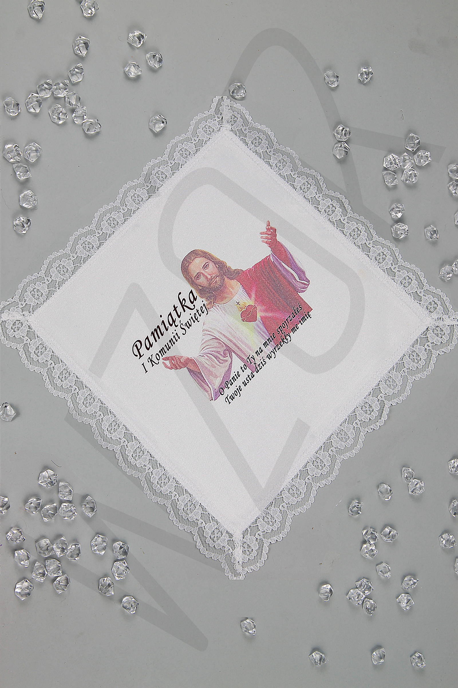 Mouchoir de communion avec graphique UK-CHG 8 Mouchoir de communion avec graphique UK-CHG 8 - obraz 1