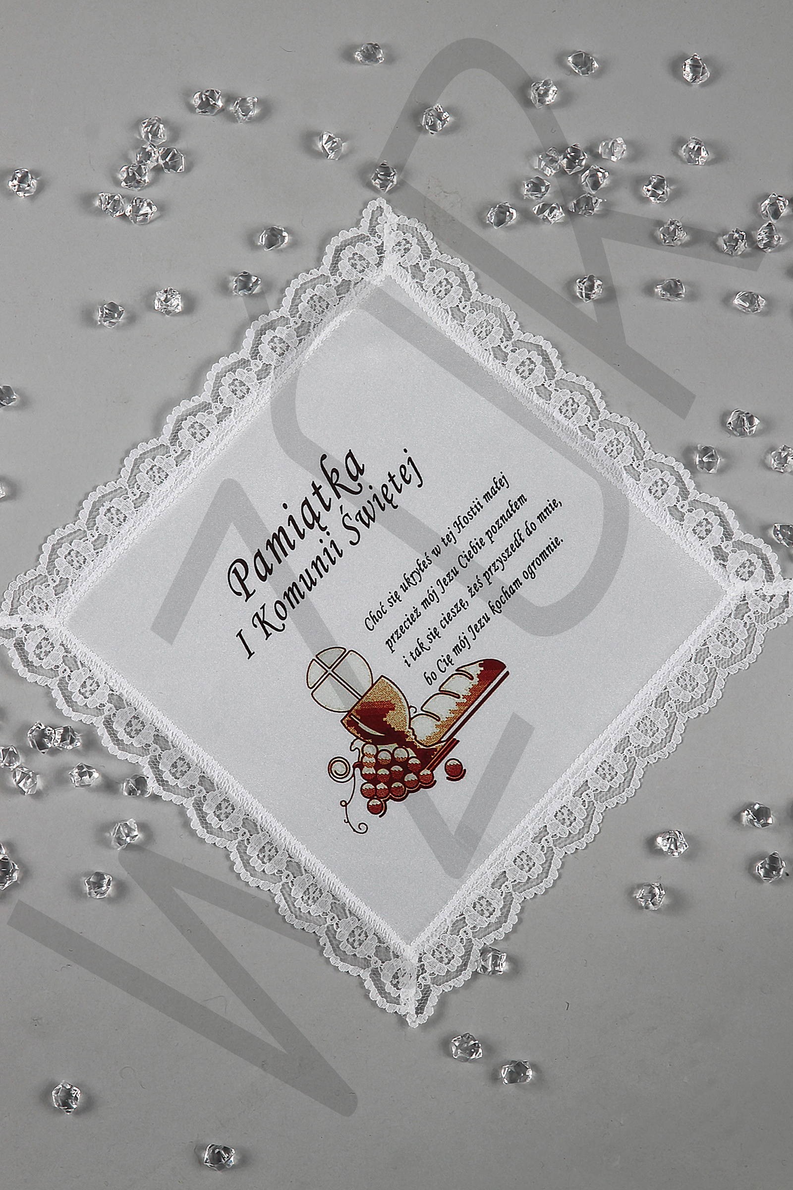Communion handkerchief with graphic UK-CHG 4 Communion handkerchief with graphic UK-CHG 4 - obraz 1