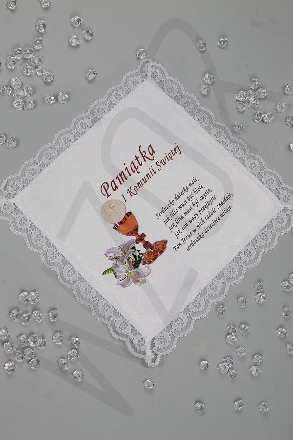 Mouchoir de communion avec graphique UK-CHG 6 Mouchoir de communion avec graphique UK-CHG 6 - obraz 1