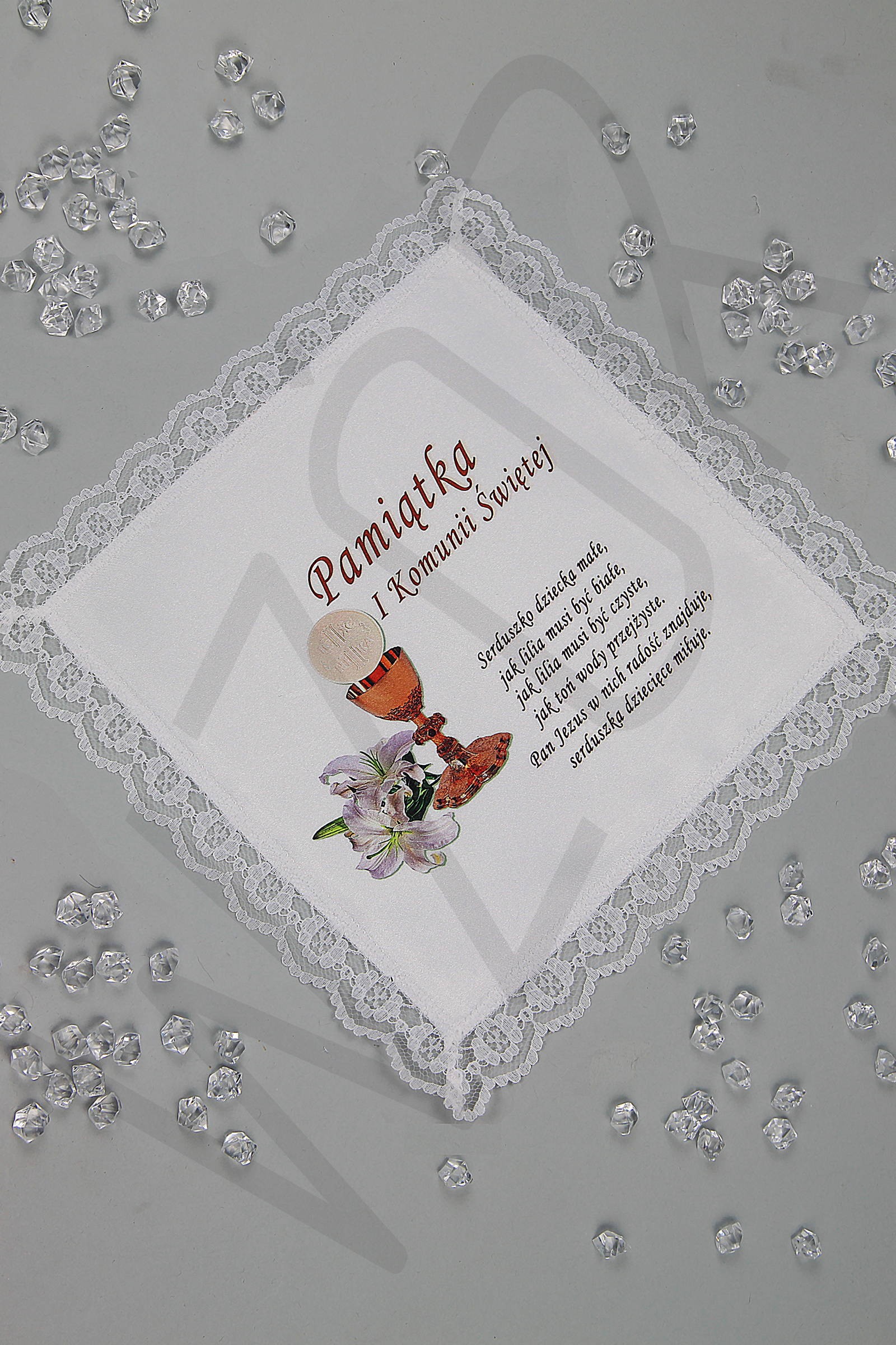 Mouchoir de communion avec graphique UK-CHG 6 Mouchoir de communion avec graphique UK-CHG 6 - obraz 1