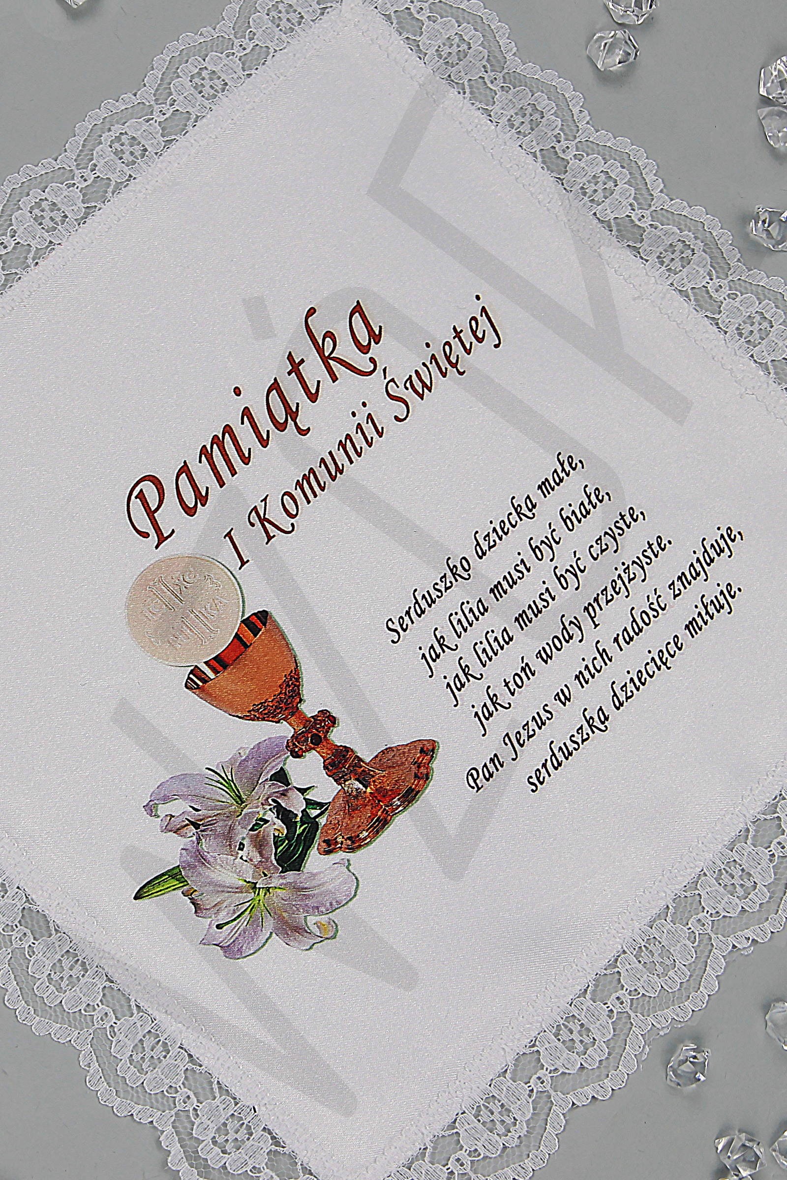 Mouchoir de communion avec graphique UK-CHG 6 Mouchoir de communion avec graphique UK-CHG 6 - obraz 0