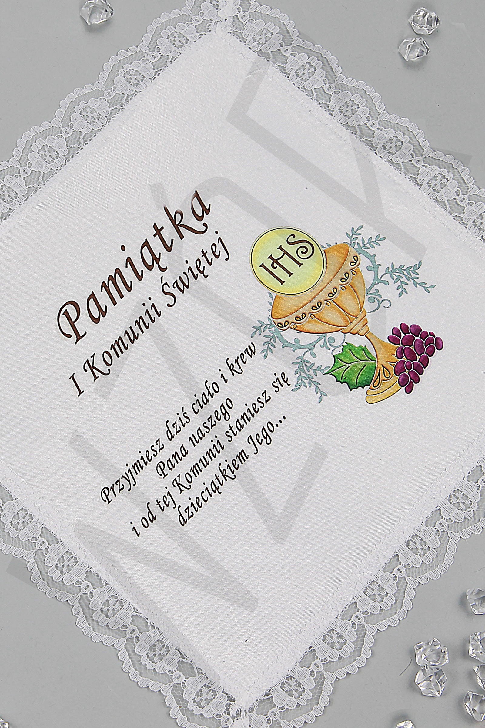 Communion handkerchief with graphic UK-CHG 2 Communion handkerchief with graphic UK-CHG 2 - obraz 0