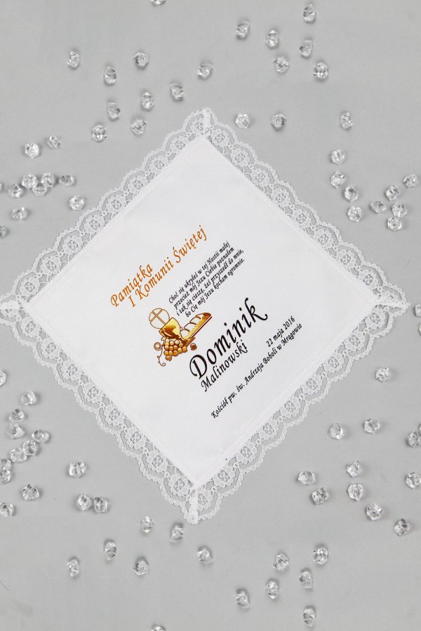 Mouchoir de communion avec graphique personnalisé UK-CHGI 4 Mouchoir de communion avec graphique personnalisé UK-CHGI 4 - obraz 1