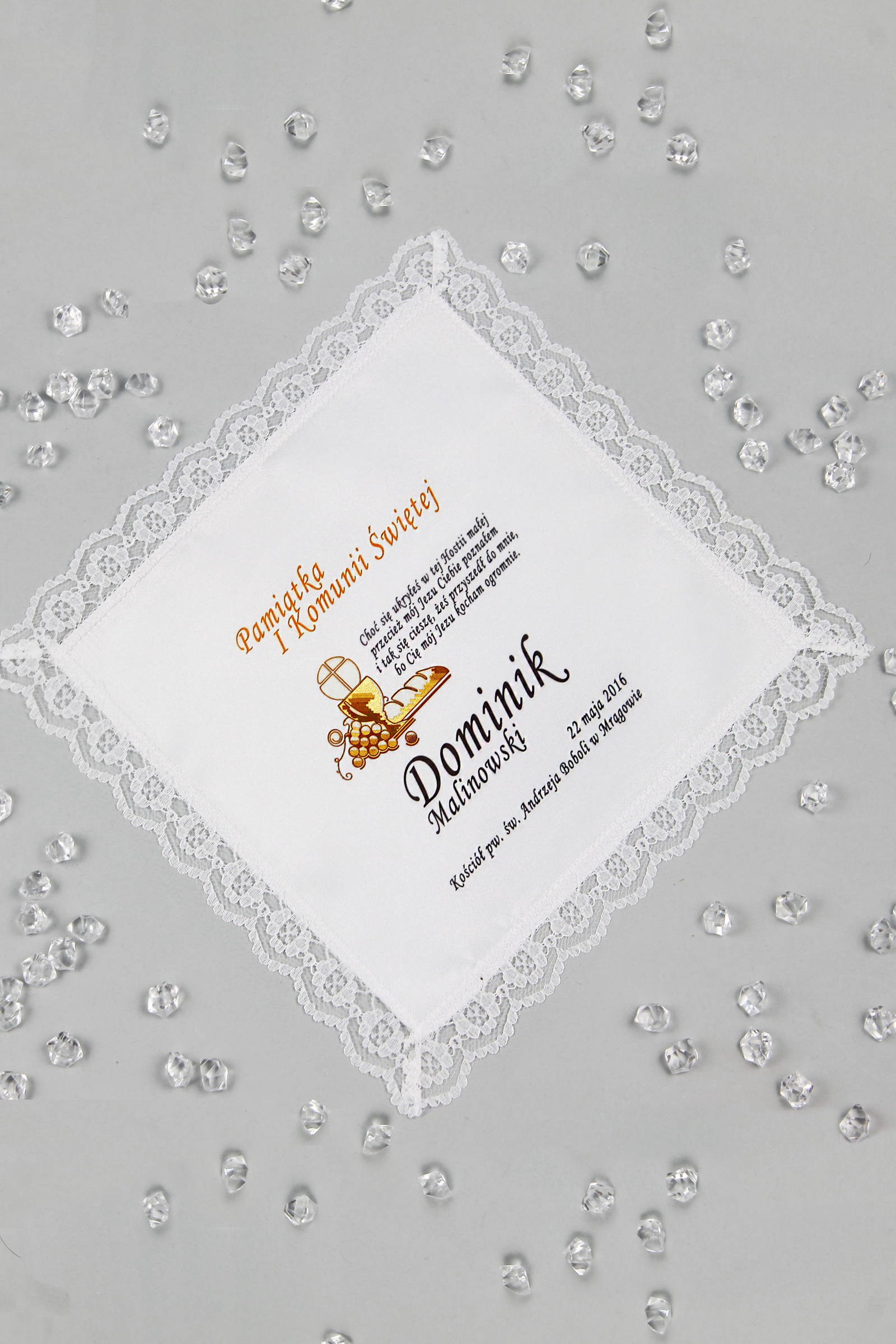 Mouchoir de communion avec graphique personnalisé UK-CHGI 4 Mouchoir de communion avec graphique personnalisé UK-CHGI 4 - obraz 1