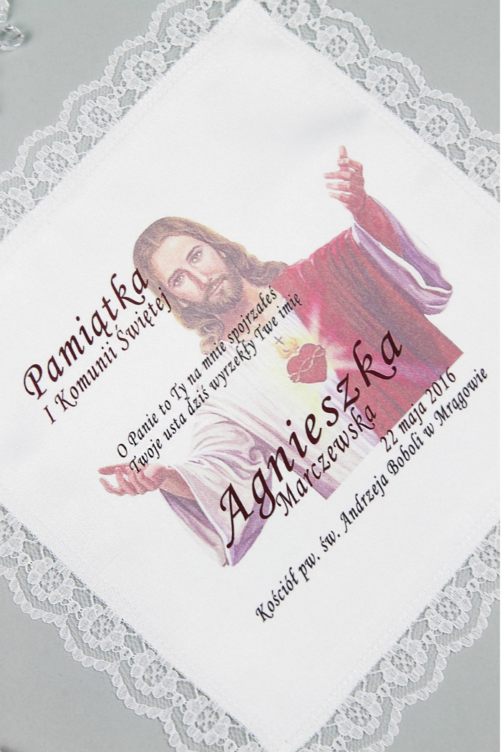 Mouchoir de communion avec graphique personnalisé UK-CHGI 8 Mouchoir de communion avec graphique personnalisé UK-CHGI 8 - obraz 0