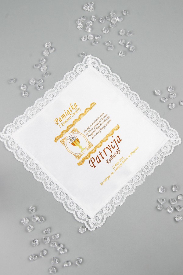 Mouchoir de communion personnalisé avec graphiques UK-CHGI 10 Mouchoir de communion personnalisé avec graphiques UK-CHGI 10 - obraz 1