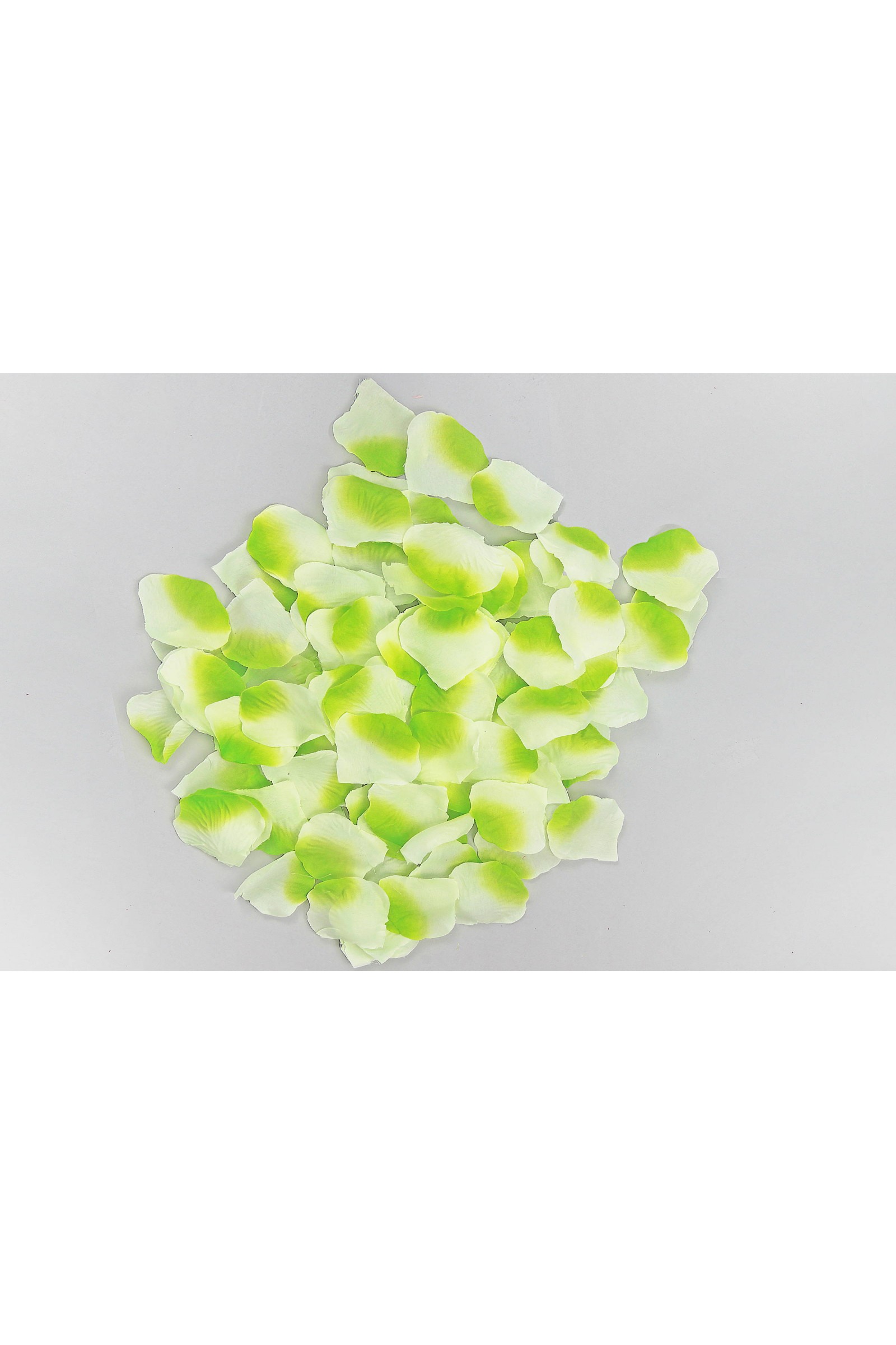 Communion table decorations - green rose petals - obraz 1