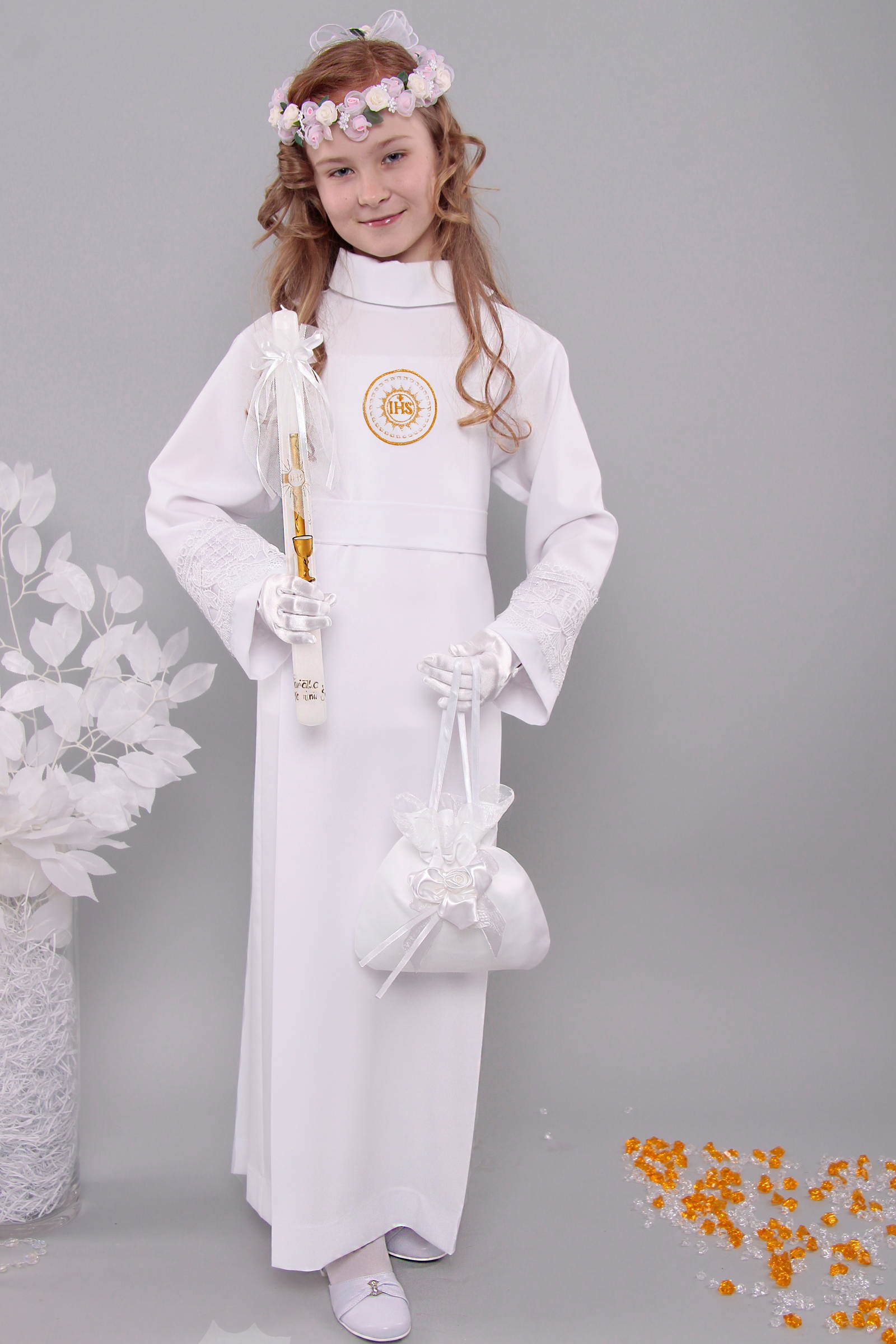 Communion Alba with guipure 13a/UK-Z3 - obraz 2