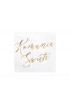 Communion napkins 8 - golden letters motif - obraz 2