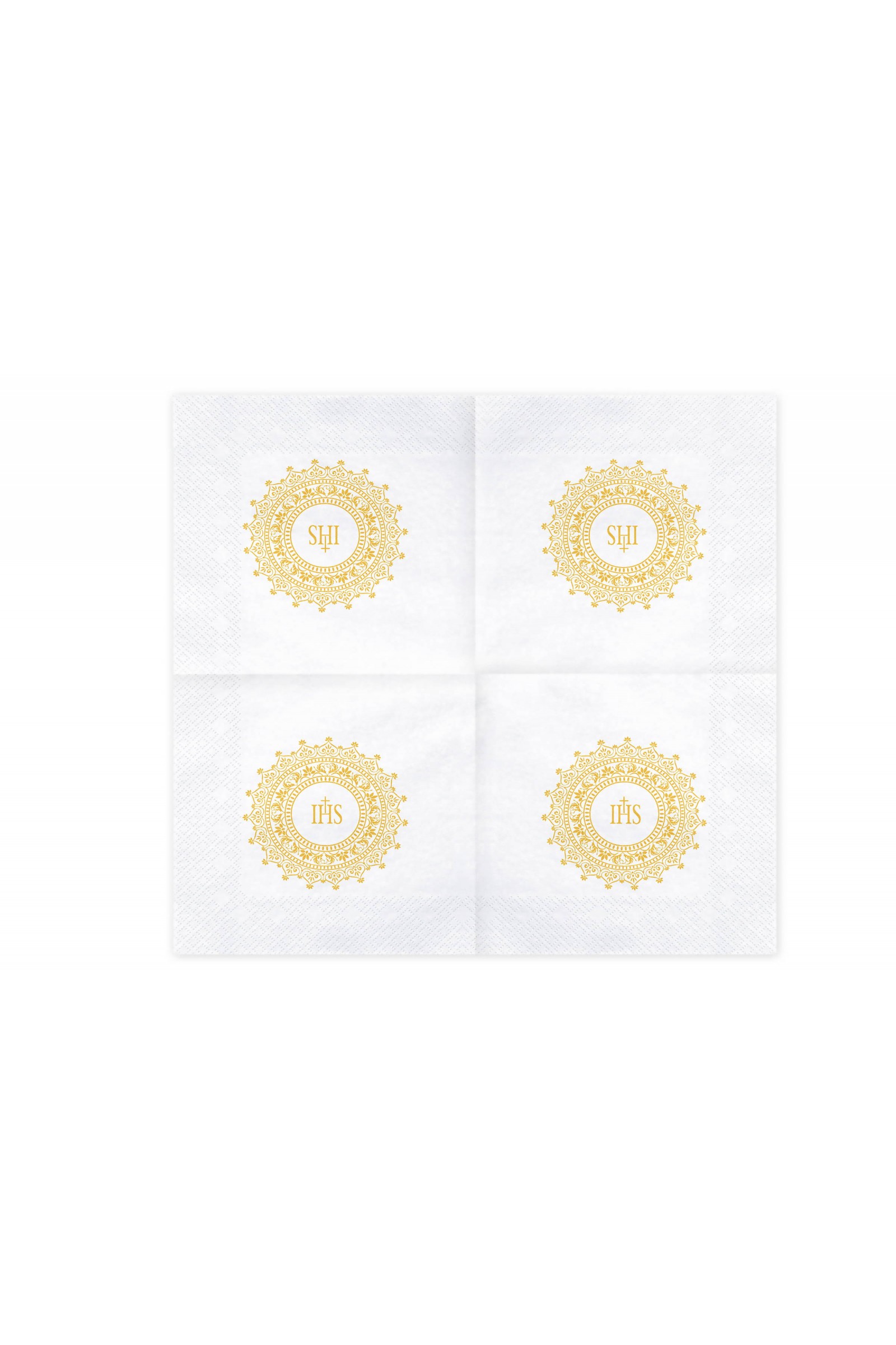 Serviettes de communion 5 - motif rosette - obraz 3
