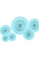 Communion decorations - blue rosettes - set - obraz 1