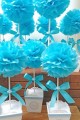 Boule décorative pour communion - bleue - obraz 4