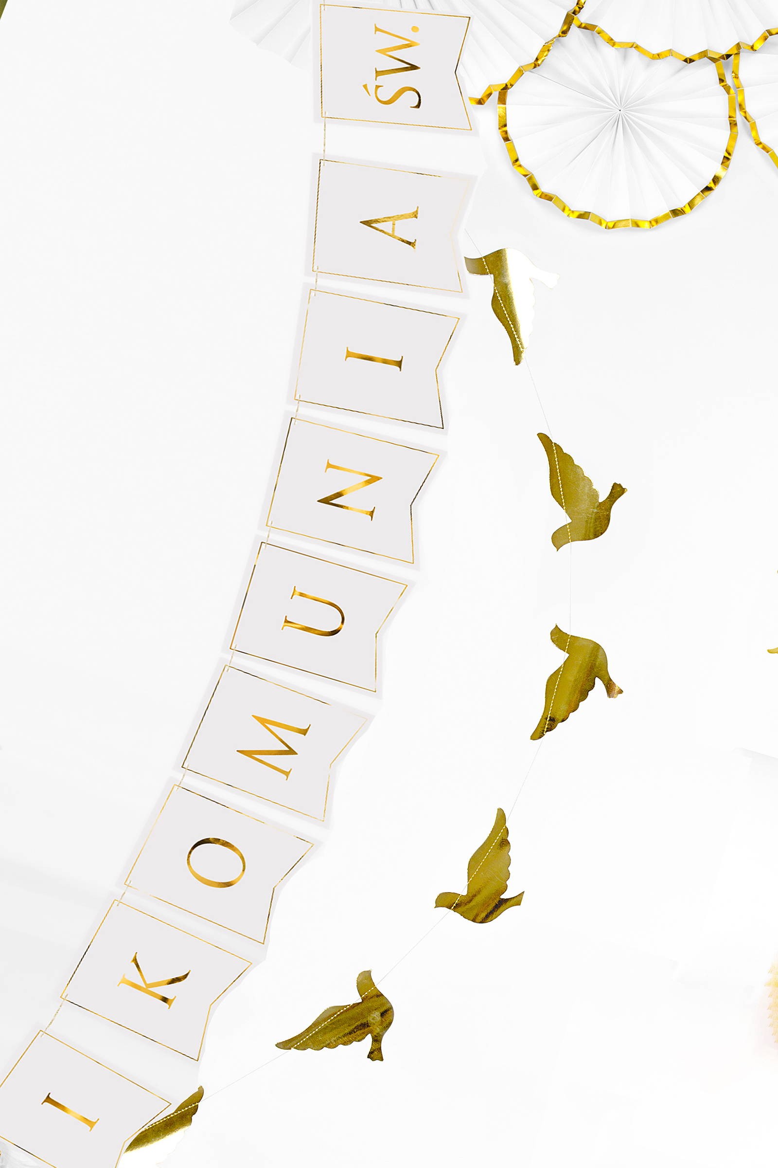 Communion garland - golden letters Communion garland - golden letters - obraz 0