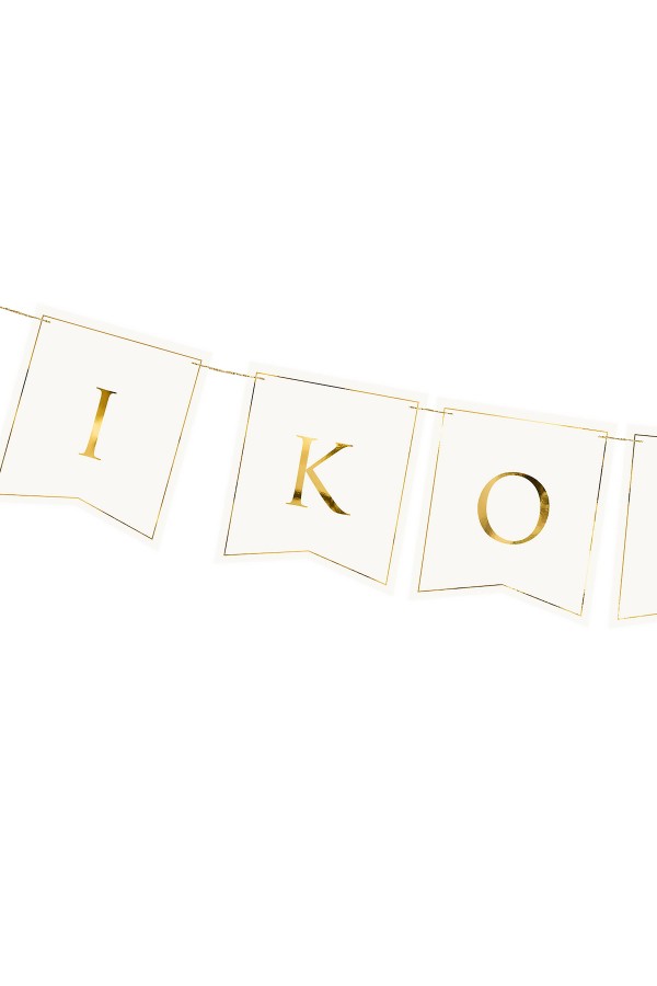 Communion garland - golden letters Communion garland - golden letters - obraz 2