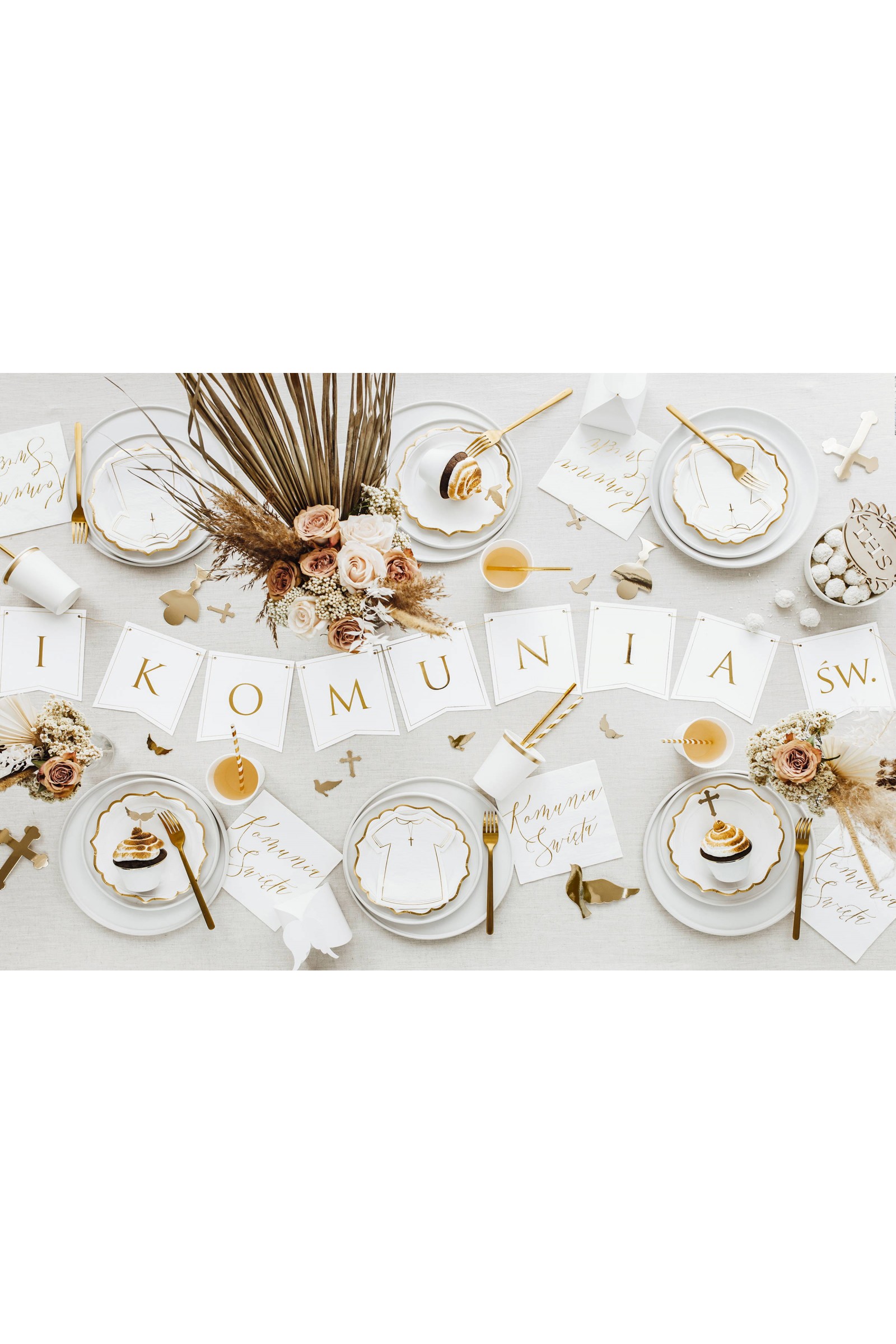Communion garland - golden letters Communion garland - golden letters - obraz 5
