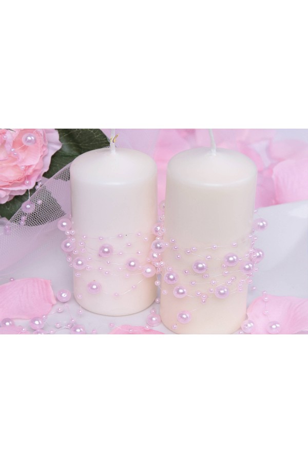 Perle rose dans le chapelet de communion Perle rose dans le chapelet de communion - obraz 2