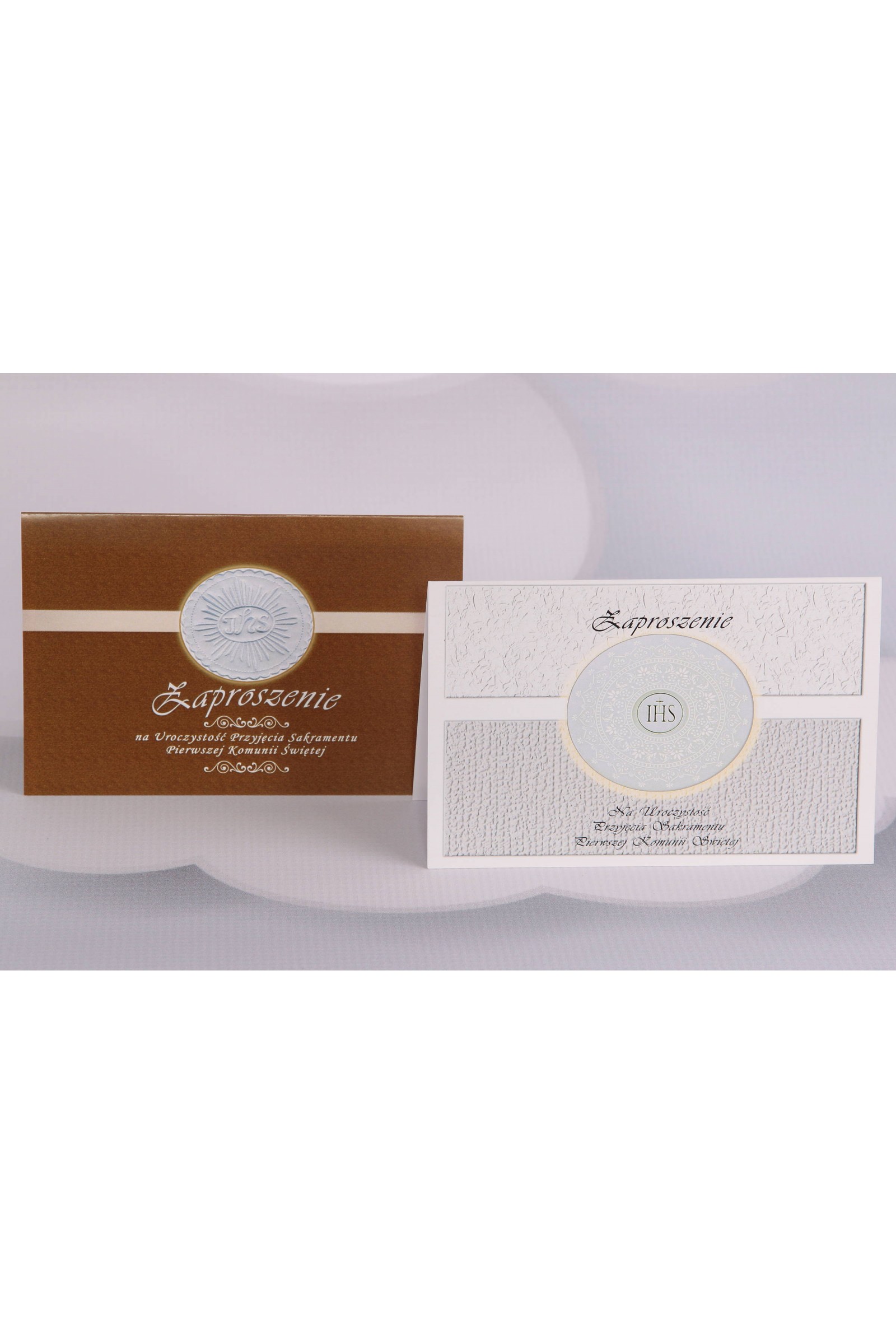 Personalized popular communion invitations - Host 1 (a,b) Personalized popular communion invitations - Host 1 (a,b) - obraz 1