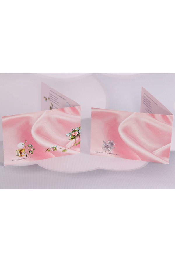 Personalized popular communion invitations - Satin 3 (a,b) Personalized popular communion invitations - Satin 3 (a,b) - obraz 2