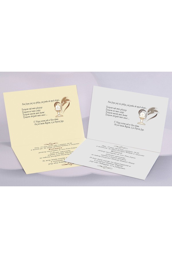 Invitations de communion personnalisées populaires - Oreille (1,2) Invitations de communion personnalisées populaires - Oreille (1,2) - obraz 3