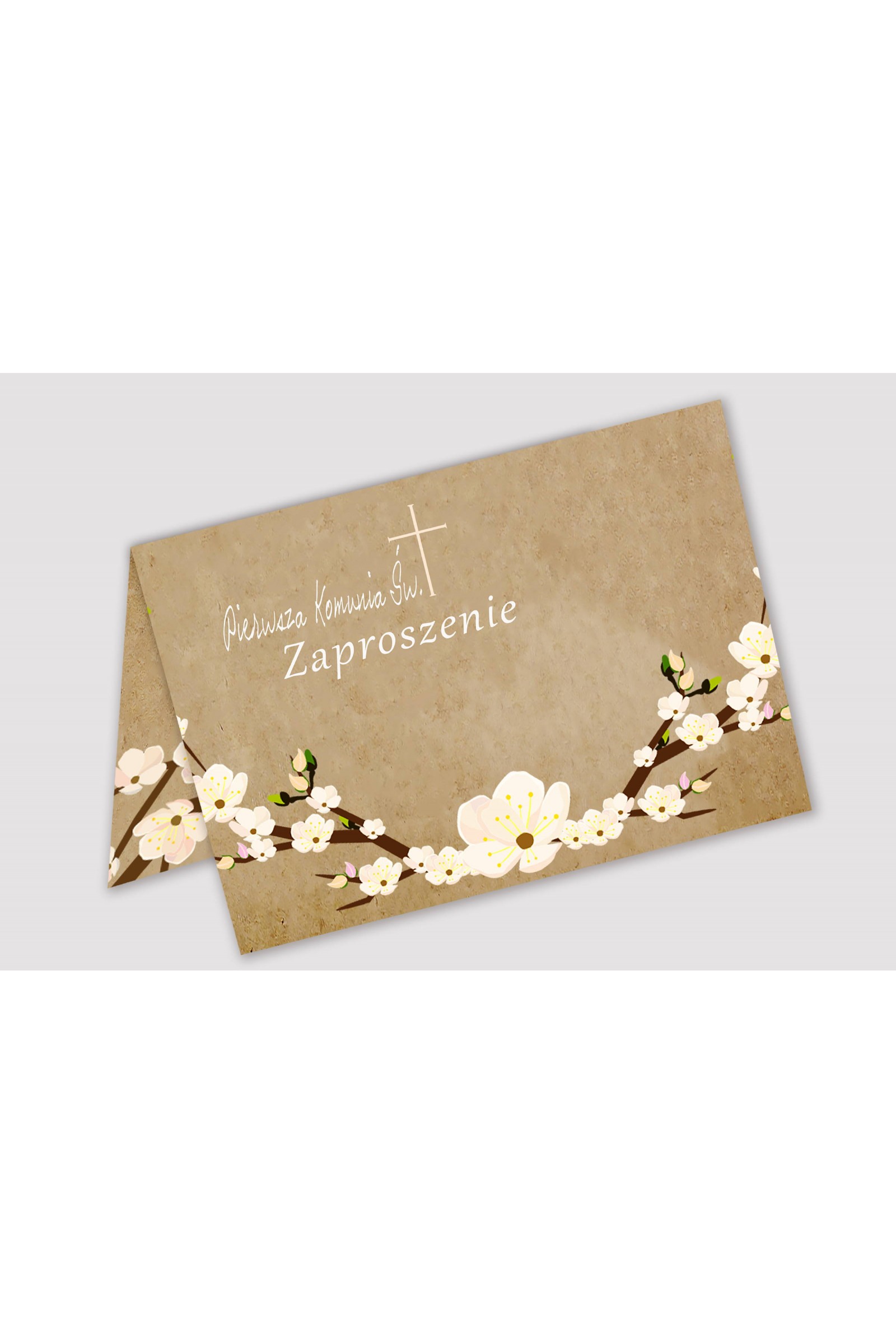 Invitations de communion personnalisées à partir de sets - Verger de parchemin Invitations de communion personnalisées à partir de sets - Verger de parchemin - obraz 1