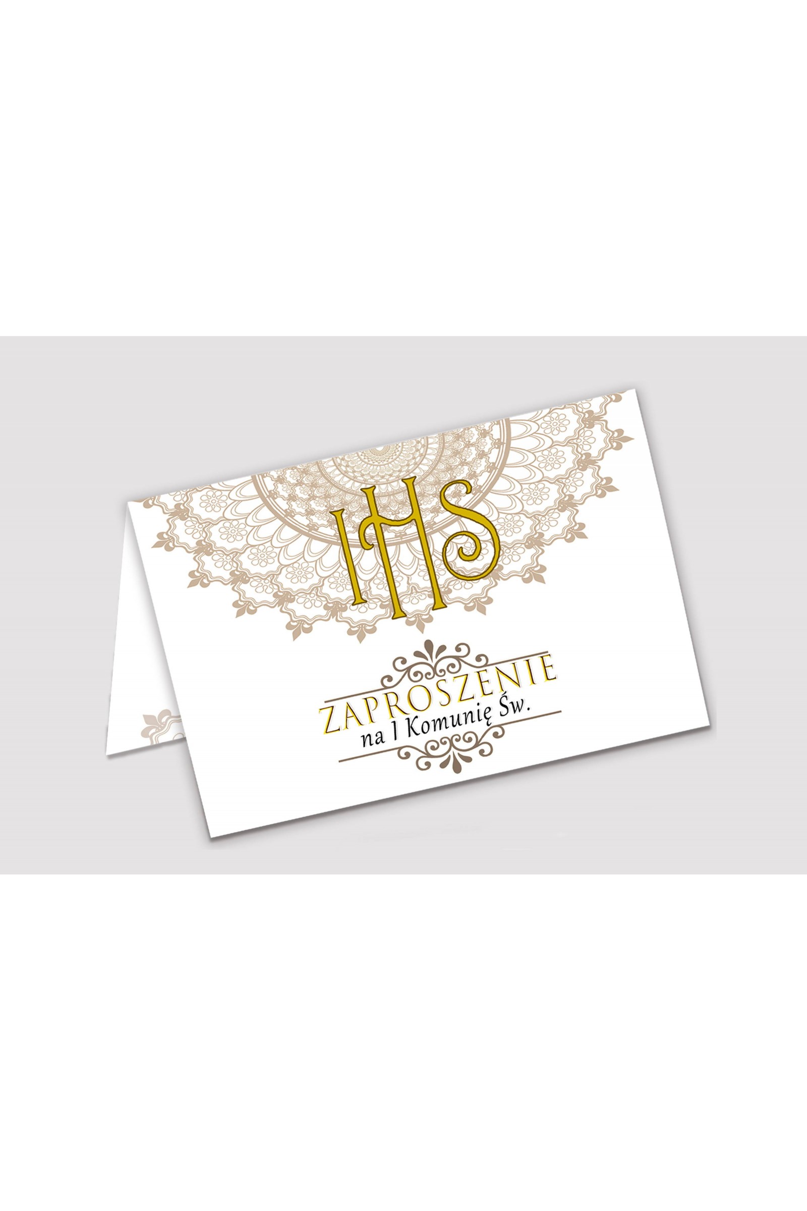 Personalized communion invitations from sets - Rosette Personalized communion invitations from sets - Rosette - obraz 1