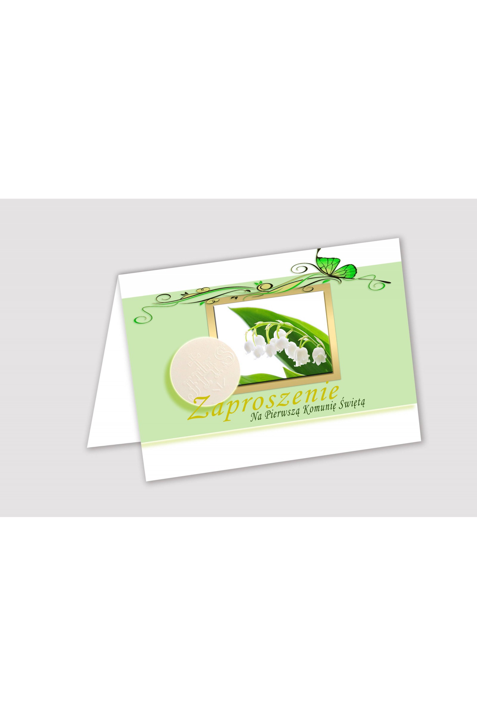 Invitations de communion personnalisées à partir de sets - Muguet Invitations de communion personnalisées à partir de sets - Muguet - obraz 1