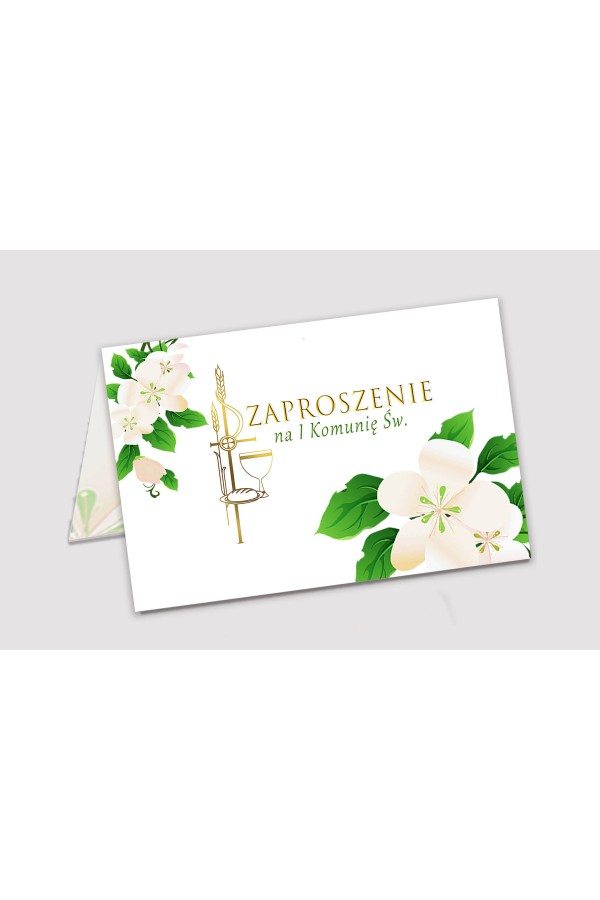 Invitations personnalisées pour communion à partir de sets - Fraîcheur du matin Invitations personnalisées pour communion à partir de sets - Fraîcheur du matin - obraz 1