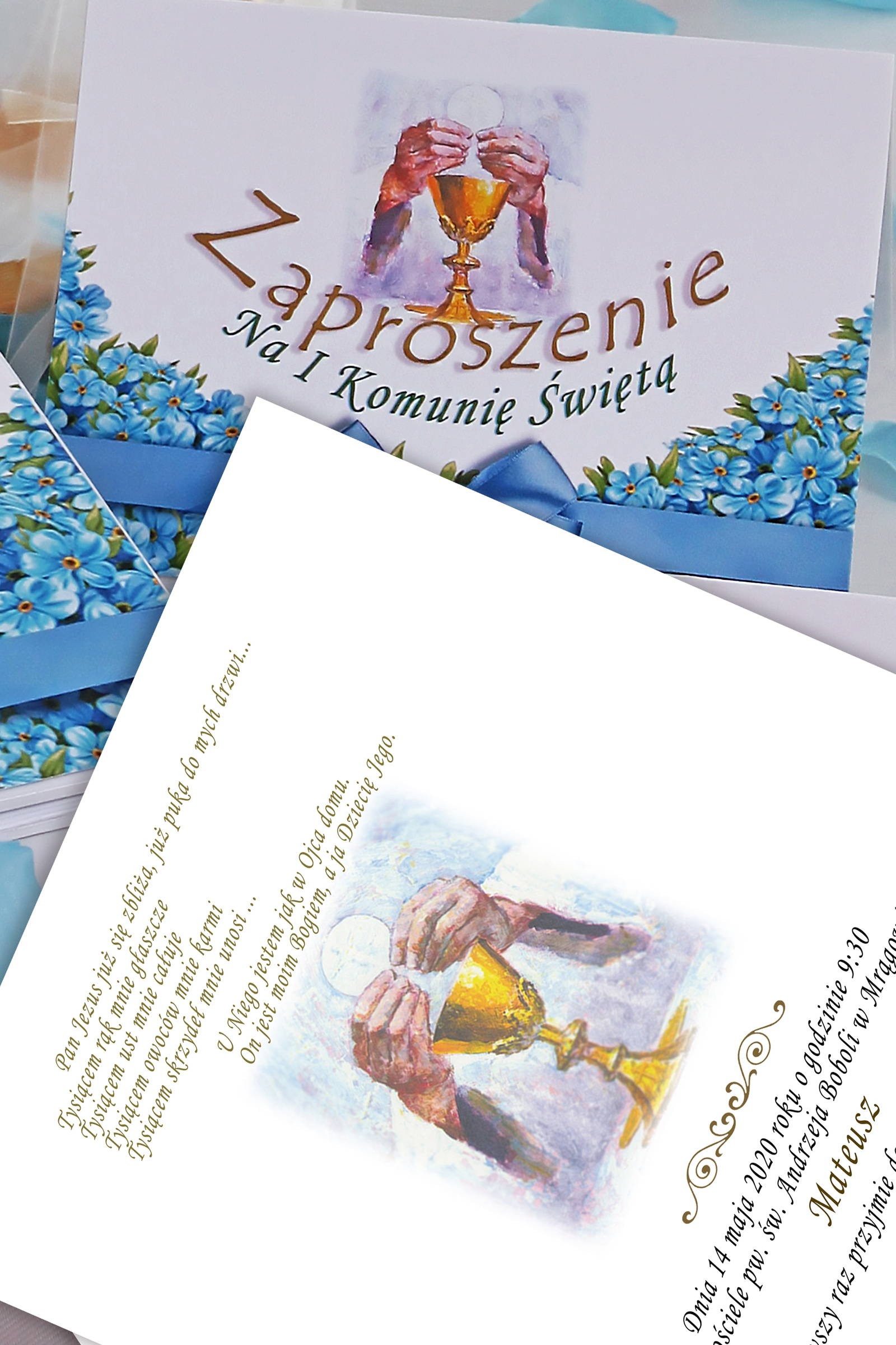 Invitations de communion personnalisées issues de collections - Inoubliables Invitations de communion personnalisées issues de collections - Inoubliables - obraz 0