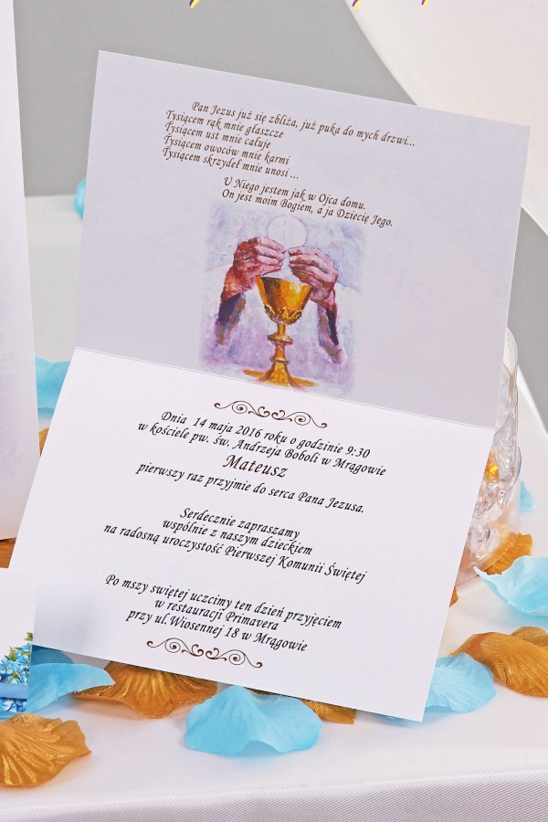 Invitations de communion personnalisées issues de collections - Inoubliables Invitations de communion personnalisées issues de collections - Inoubliables - obraz 3