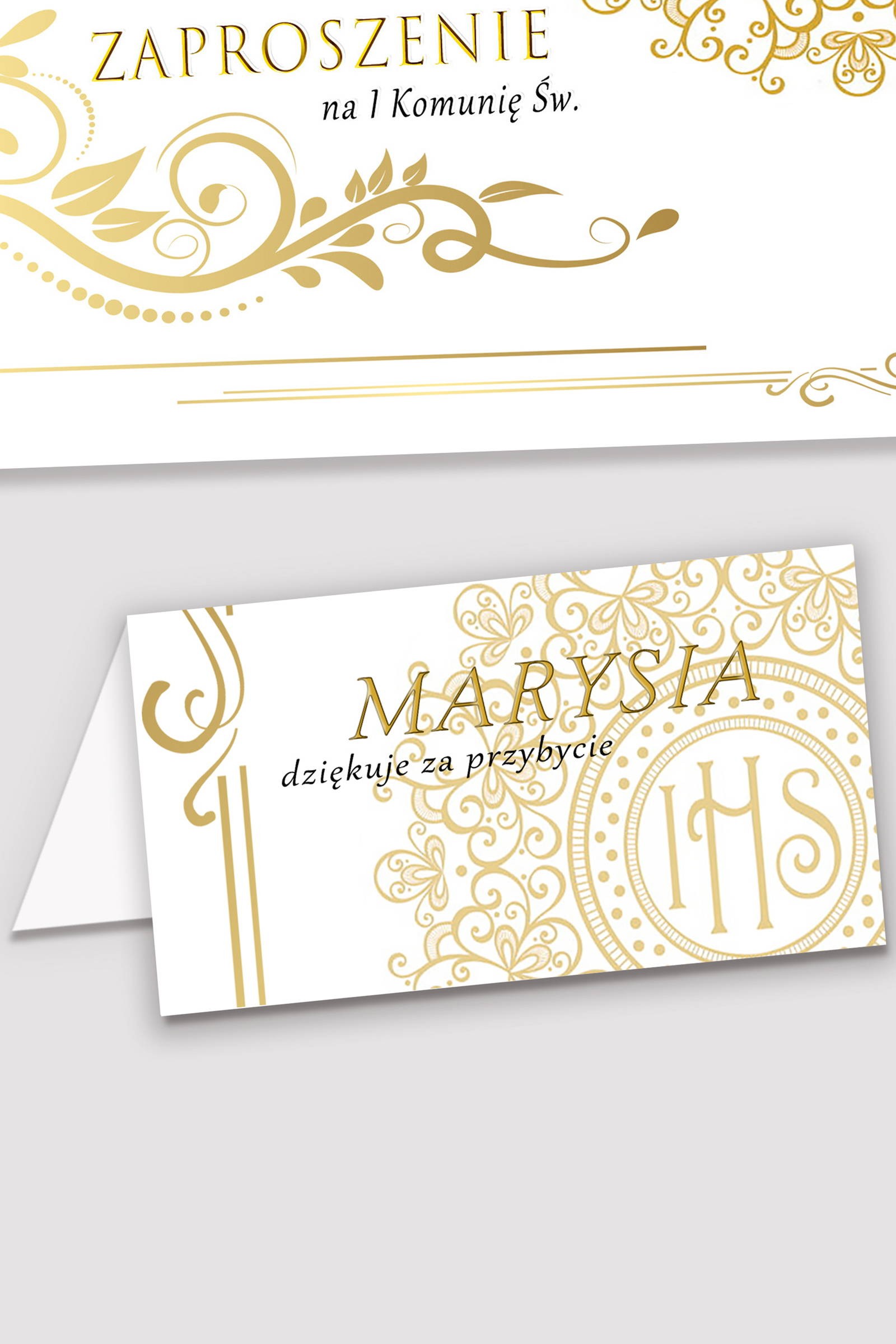 Vignettes de communion personnalisées - Élégance - obraz 0