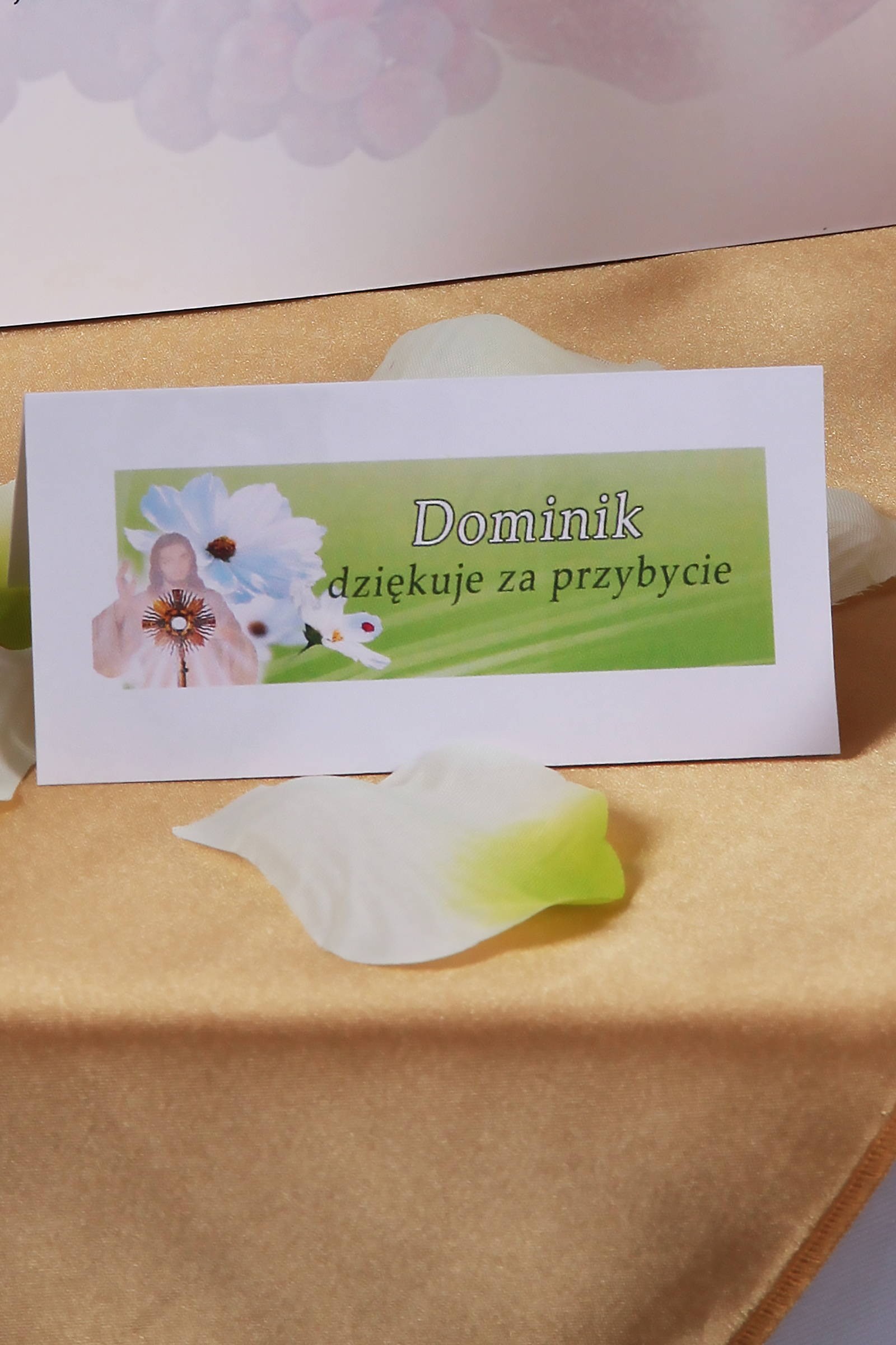 Personalized communion vignettes - Bławatek Personalized communion vignettes - Bławatek - obraz 0