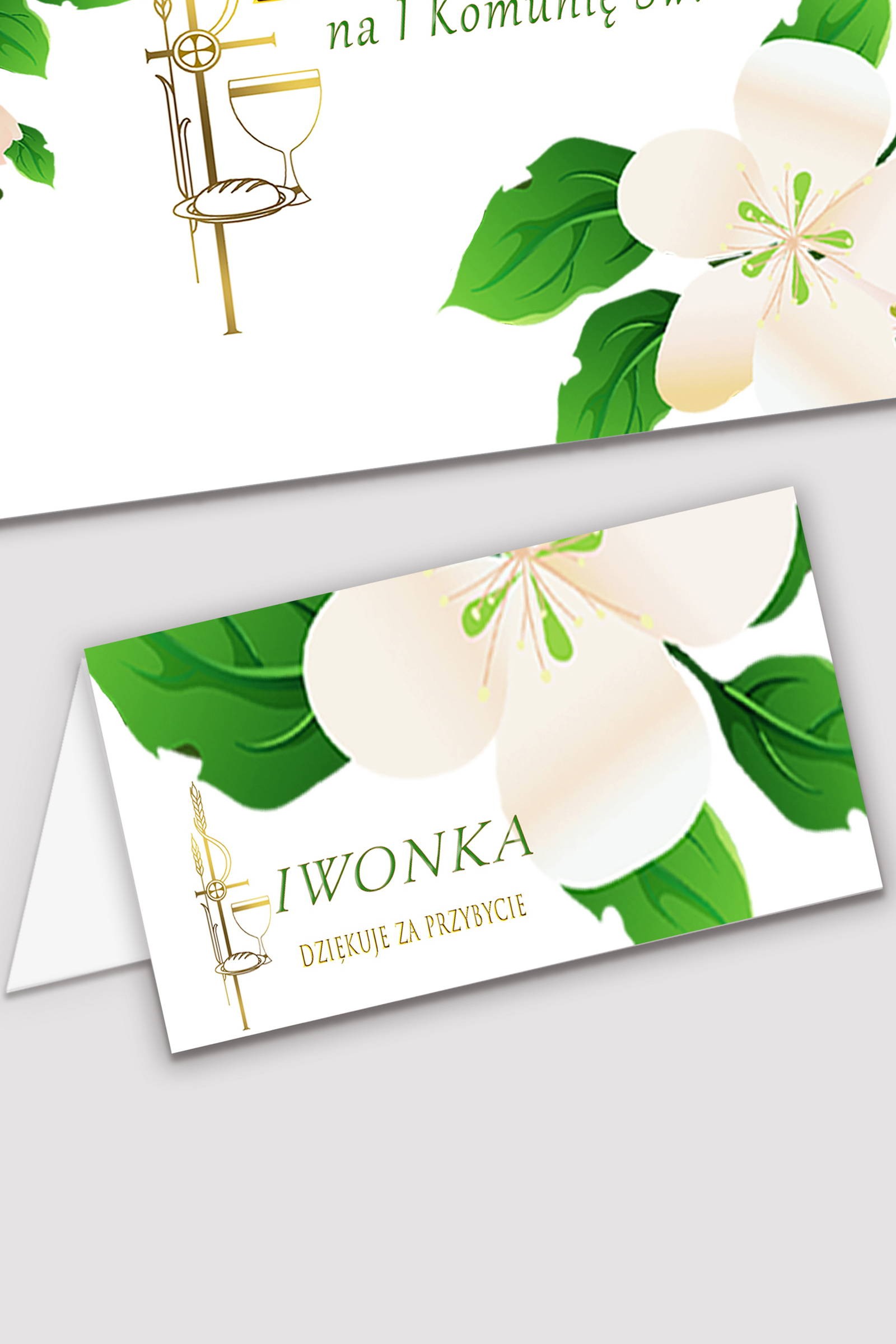 Vignettes de communion personnalisées - Fraîcheur du matin - obraz 0