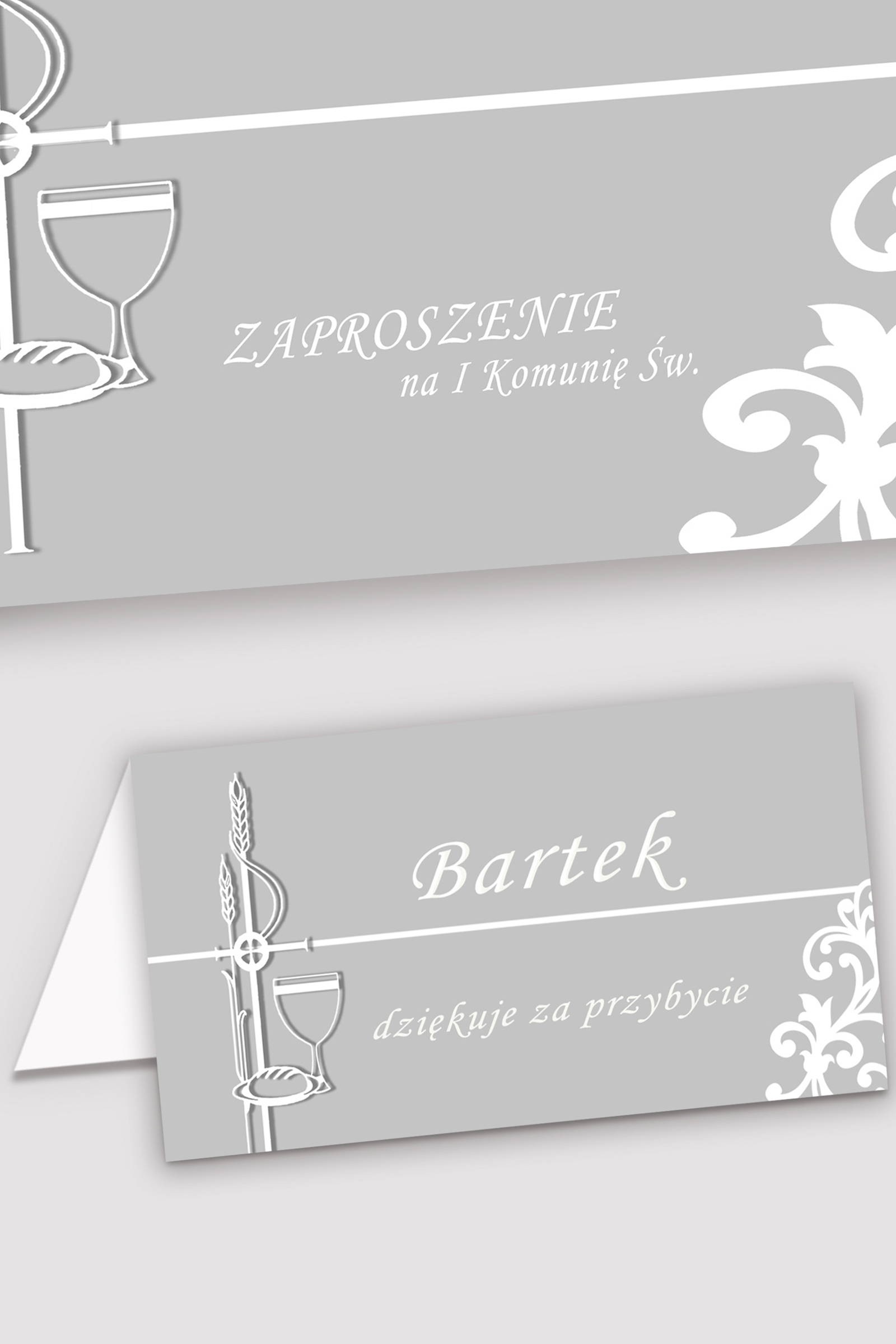 Personalized communion vignettes - White elegance - obraz 0