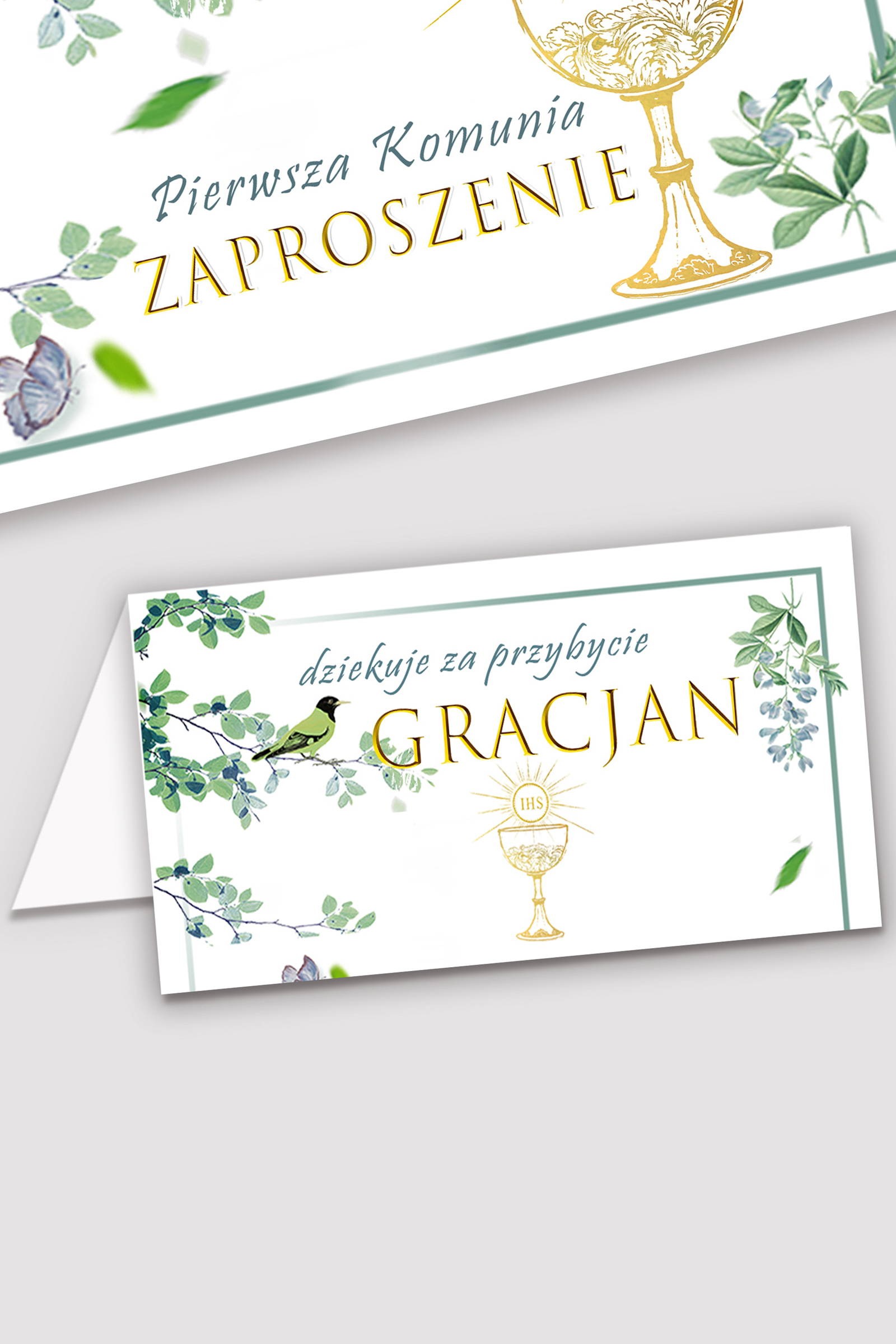 Personalized communion vignettes - Nightingale in the grove - obraz 0