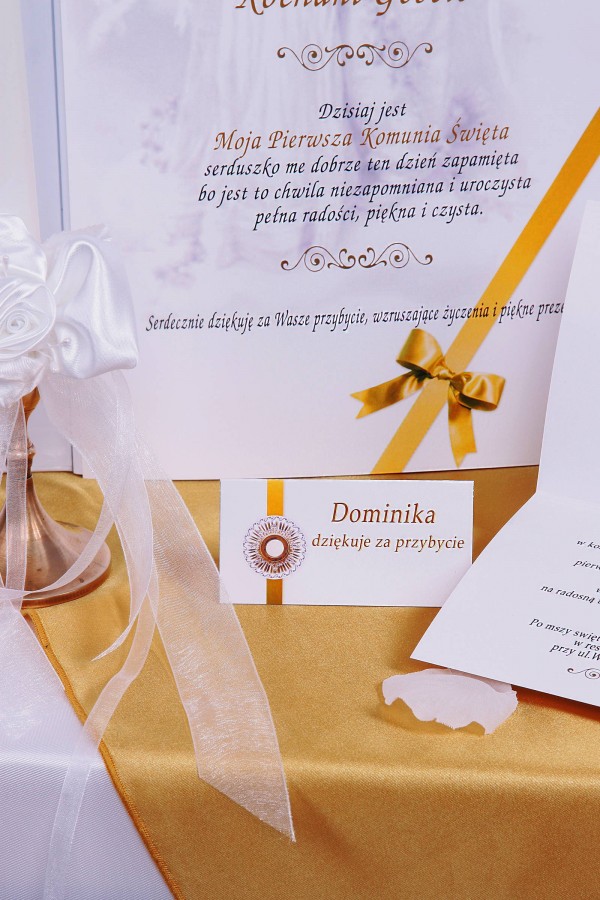 Ensemble de communion décoratif personnalisé - Hostie Ensemble de communion décoratif personnalisé - Hostie - obraz 6