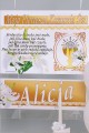 Personalized decorative communion set - Gold - obraz 1