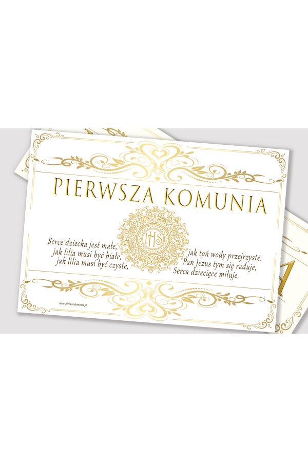 Personalized decorative communion set - Elegance Personalized decorative communion set - Elegance - obraz 3