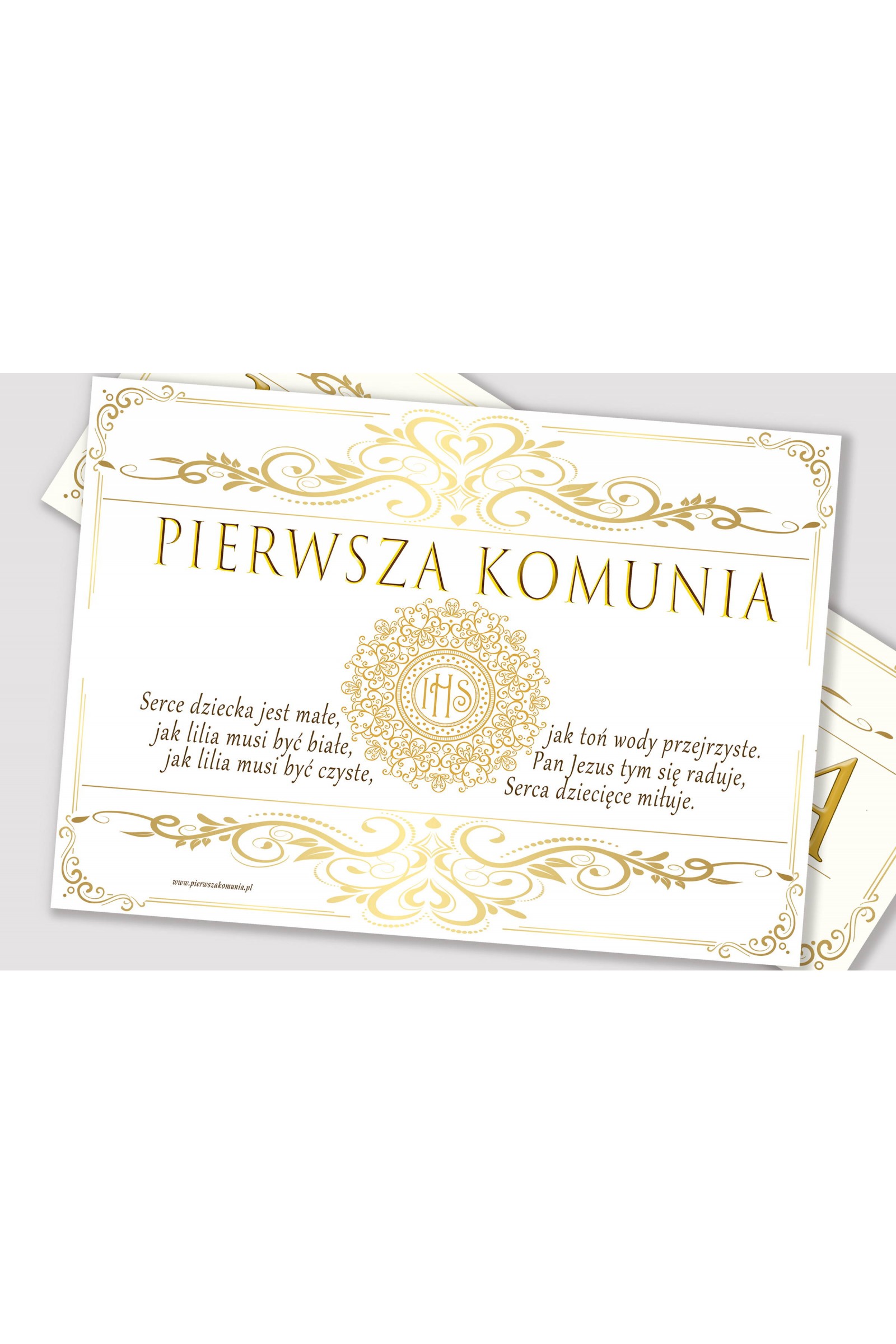 Personalized decorative communion set - Elegance Personalized decorative communion set - Elegance - obraz 3