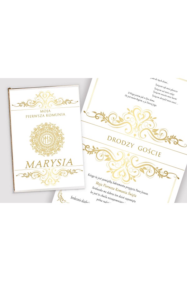 Personalized decorative communion set - Elegance Personalized decorative communion set - Elegance - obraz 4