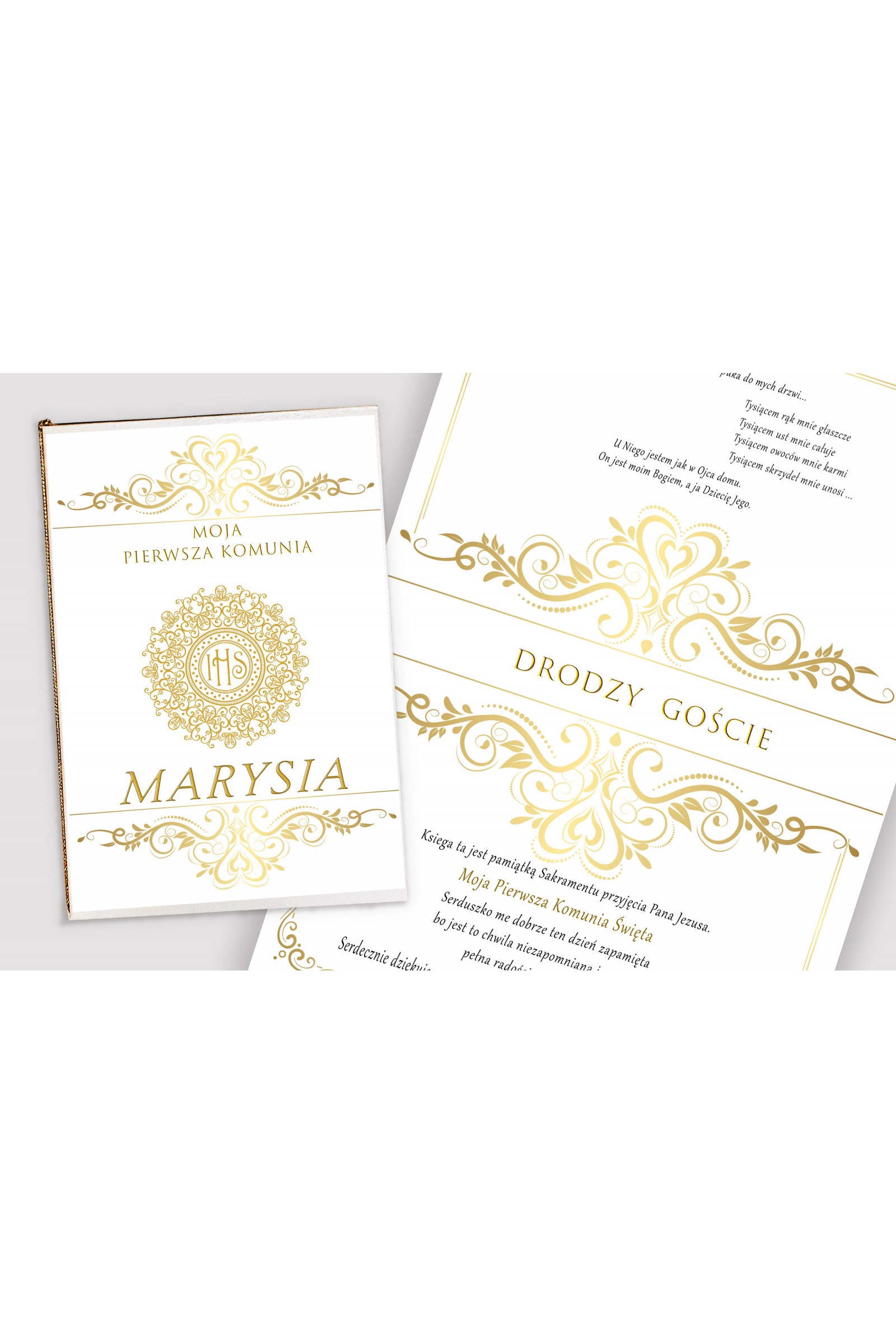 Personalized decorative communion set - Elegance Personalized decorative communion set - Elegance - obraz 4