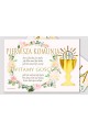 Personalized decorative communion set - Watercolor pink - obraz 3