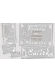 Personalized decorative communion set - White elegance - obraz 1