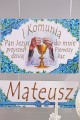 Personalized decorative communion set - Unforgettable - obraz 1