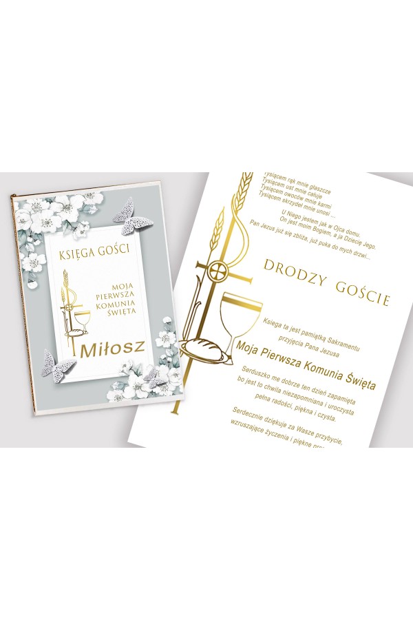 Ensemble de communion décoratif personnalisé - Jardin de jasmin Ensemble de communion décoratif personnalisé - Jardin de jasmin - obraz 4