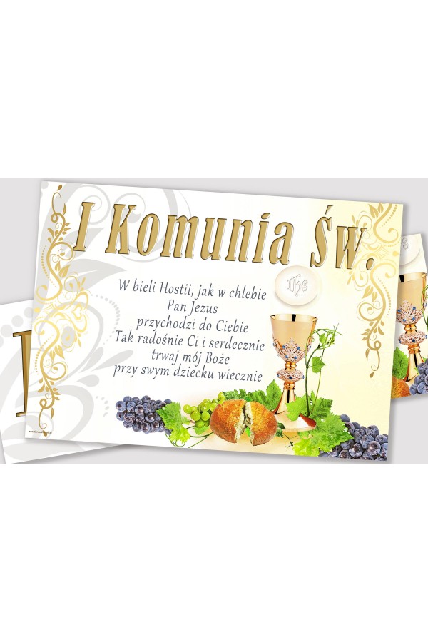 Personalized decorative communion set - Chalice - obraz 3